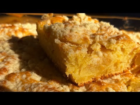 Видео: Яблочный пирог очеееень вкусный, нравится всем! Быстрый и простой в приготовлении. #яблочныйпирог 