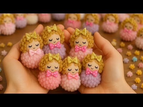 Видео: НЕВЕРОЯТНО. Сделала 20 пар и все ПРОДАЛА. Это очень милые шерстяные куклы. Сделай сам.