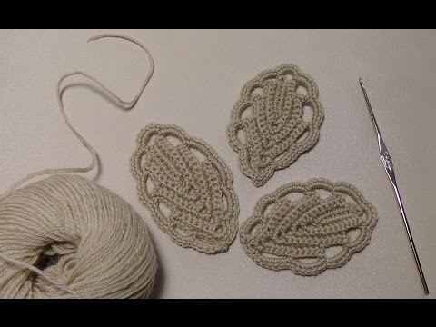 Видео: Урок вязания. Листик крючком.