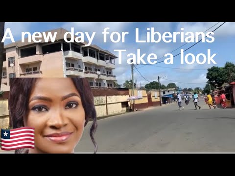 Видео: Новый день для либерийцев, чтобы продолжать в том же духе | Take A Tour#monrovia#westafrica #libe...
