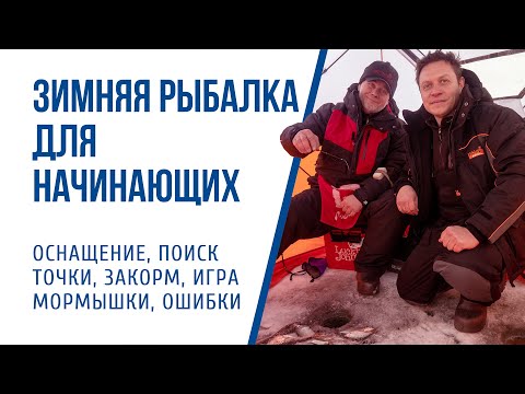 Видео: Зимняя рыбалка для начинающих. Как ловить на мормышку.