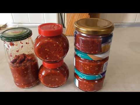 Видео: Аджика из красного острого перца - проще не бывает
