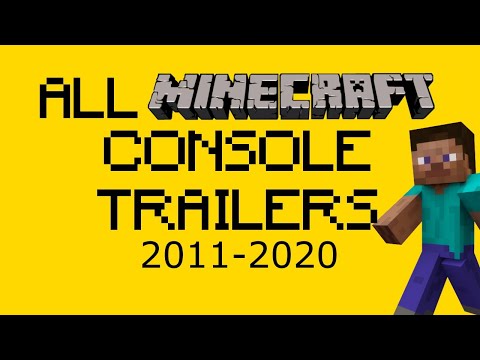 Видео: ВСЕ ТРЕЙЛЕРЫ ИГРОВЫХ КОНСОЛЕЙ MINECRAFT