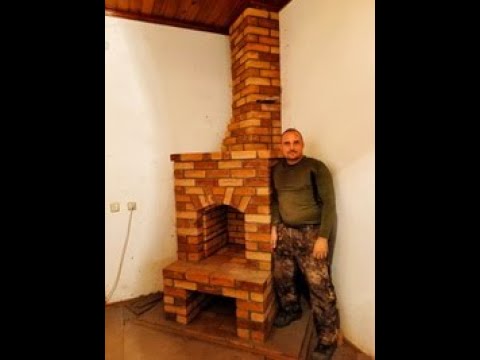 Видео: Камин со смещением трубы