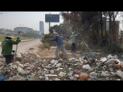 Видео: Убираю самый грязный тротуар – грязь, гниль и годы запустения.