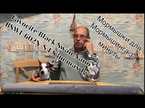 Видео: Мормышинг. Мормышка за 2 минуты. Favorite Black Swan Nano до 1 грм.