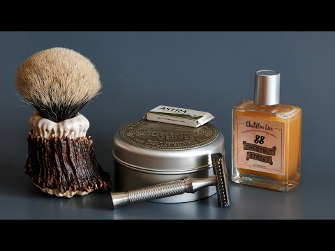 Видео: Бритьё для души. Авторская кисть, Saponificio Varesino Desert Vetiver, Chatillon Lux бритьё homelike