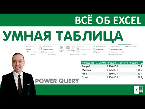 Видео: Умная таблица.