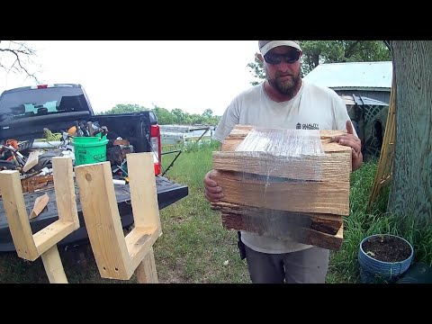Видео: Самодельный дровокол менее чем за 50 долларов