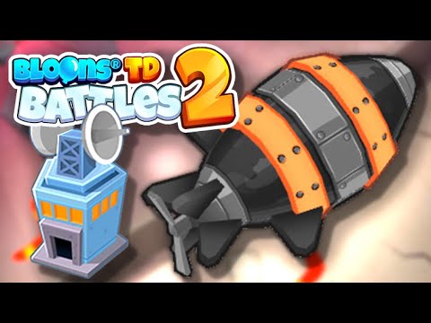 Видео: Нет обезьяньей разведки? Тактика через чёрные DDT дирижабли. Bloons TD Battles 2