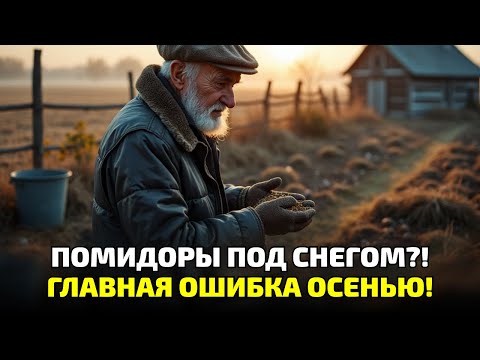 Видео: НИКОГДА ТАК НЕ СЕЙТЕ! Подзимний способ томатов, о котором молчали старые хозяева!