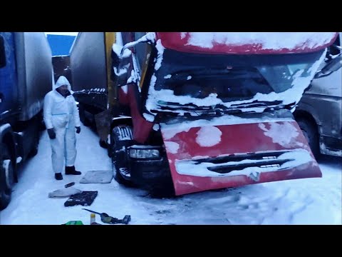 Видео: Ремонт горного тормоза. Смазал крышу прицепа