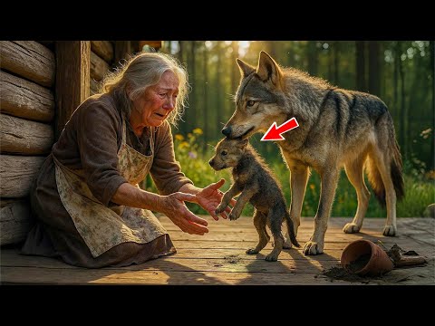 Видео: ПЛАЧУЩАЯ ВОЛЧИЦА ПРИНЕСЛА ЩЕНКА К ОДИНОКОЙ БАБУШКЕ… ТО, ЧТО ОНА СДЕЛАЛА, ИЗМЕНИЛО ВСЁ.