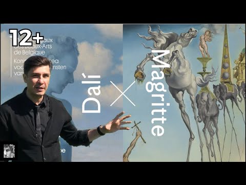 Видео: Salvador Dali - Rene Magritte Exhibition tour, Brussels, 2019  Экскурсия по выставке Дали - Магритт