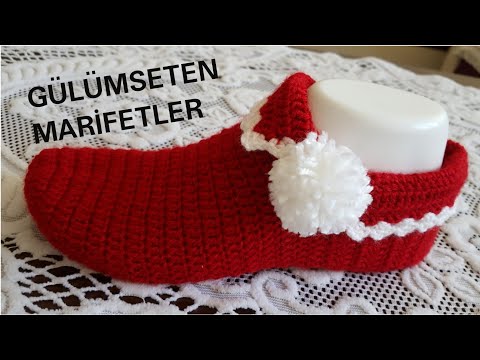 Видео: вязание тапочки спицами