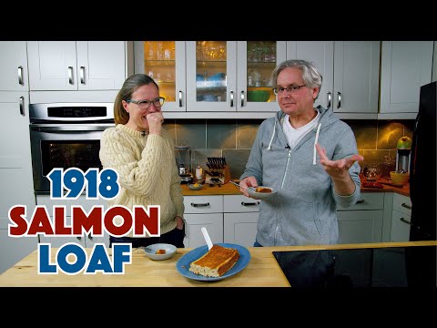 Видео: 100-летний рецепт! Рецепт лососевого рулета 1918 года — Old Cookbook Show — Glen And Friends Cooking