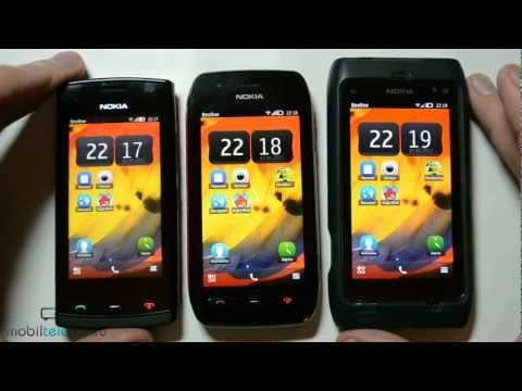 Видео: Nokia 603 vs Nokia 500 vs Nokia N8: сравнение производительности