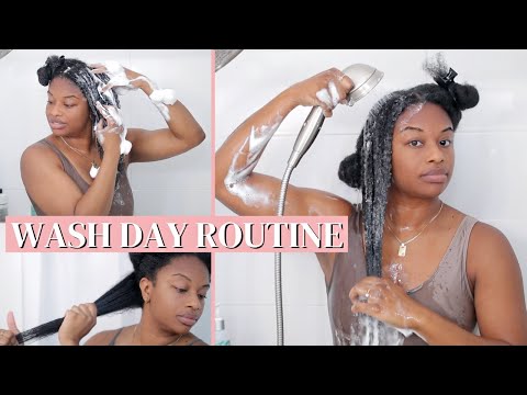 Видео: Мой ежедневный ритуал мытья волос после 2 месяцев плетения кос без узлов