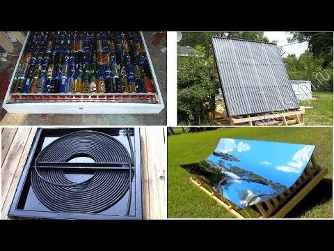 Видео: ТОП 15 самодельных солнечных нагревателей воды или воздуха