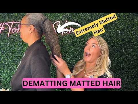 Видео: Распутывание сильно спутанных волос за 9 часов — Как распутать волосы