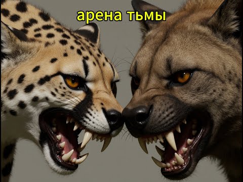 Видео: Гепард против Гиены: Кто Король Саванны? Эпичная Битва на Арене!