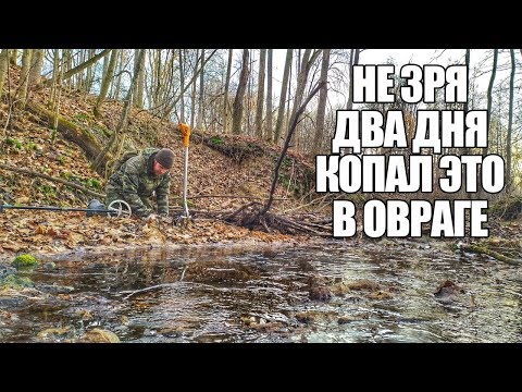 Видео: ВЫКОПАЛ В ОВРАГЕ И ПОТЕРЯЛ ДАР РЕЧИ! Поиск в лесу с металлоискателем / Russian Digger