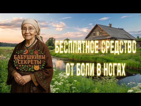 Видео: Бесплатно убрала боль в ногах! Чудо дар земли для тех кому за 60