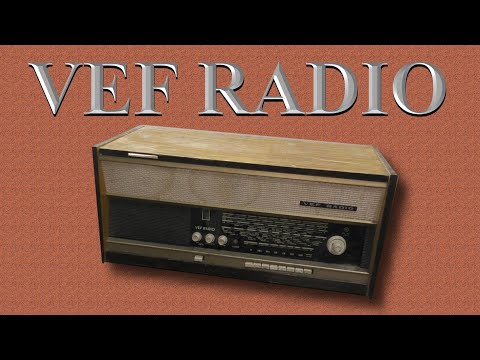 Видео: Радиола VEF Radio,разбор