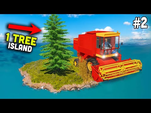 Видео: Начните с 0$ на "Острове 1 дерева" 🚜 #2