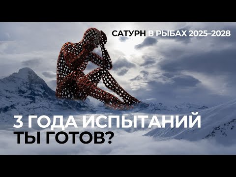 Видео: Сатурн в Рыбах 2025–2028: Тяжёлые Уроки или Новое Предназначение?