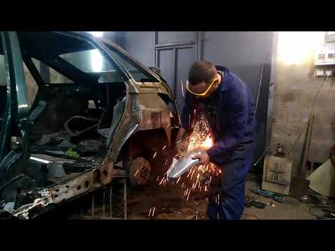 Видео: Ваз2112 кузовной ремонт, замена порога
