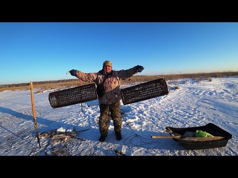 Видео: Рыбалка на мордушки.Ловим рыбу прямо за деревней.