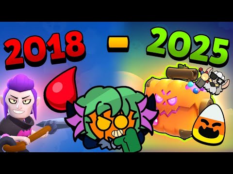 Видео: ЭВОЛЮЦИЯ BRAWL-O-WEEN В БРАВЛ СТАРС! 2018-2025