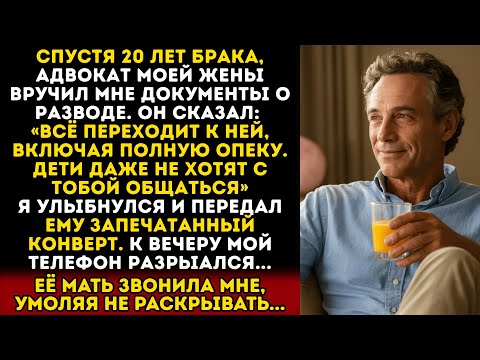 Видео: Жена подала на развод через адвоката, а я отдал ему конверт, который изменил всё…
