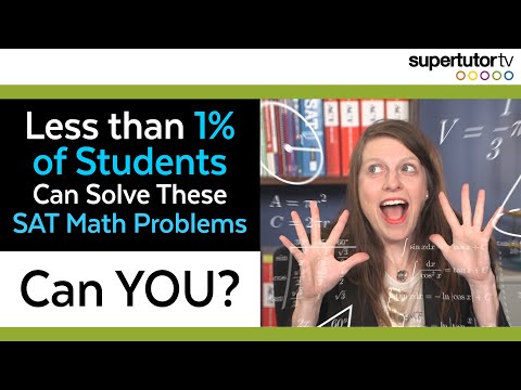 Видео: Менее 1% студентов могут решить эти математические задачи SAT. А вы сможете?
