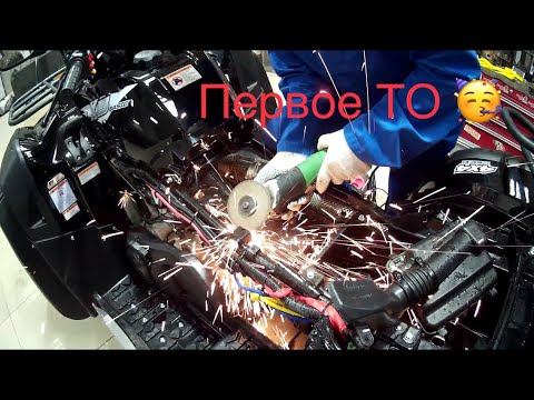 Видео: Ставлю вынос радиатора на CfMoto x5 и прохожу 1-е ТО