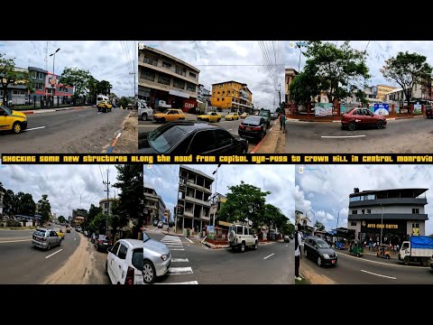 Видео: Либерия 2025 | Новые постройки вдоль дороги от Капитолийского объезда до Краун-Хилл в Монровии