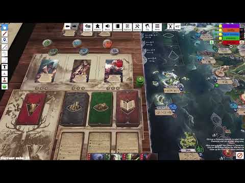 Видео: Tabletop Simulator - Ведьмак (5 человек, катка 2).