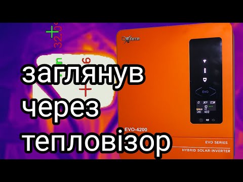 Видео: ANERN EVO 4200 пів року роботи. Доробки, огляд через тепловізор в різних режимах.
