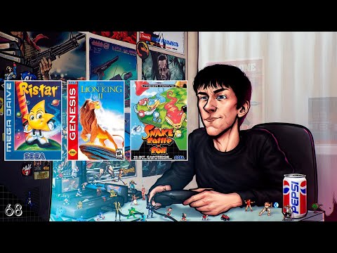 Видео: Сега Мега Гаунтлет #68: Ristar, The Lion King 2, Snake Rattle 'n Roll