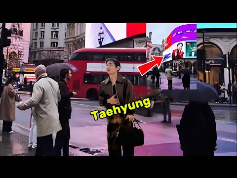Видео: 1 минуту назад! Тэхён из BTS представил неожиданный новый проект в Лондоне, Америка!