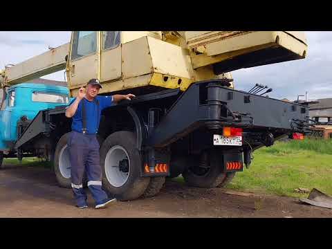 Видео: Работы с Автокраном, едем за водой.