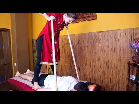 Видео: ASMR Древний массаж ногами от Ирины