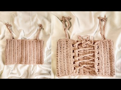 Видео: Кроп-топ крючком. мастер- класс #топкрючком #вязаниекрючком #топкрючкомдляначинающих