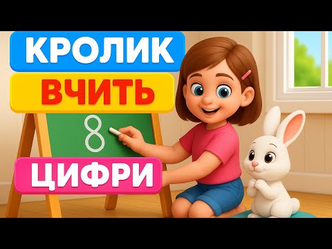 Видео: Кролик вчить цифри