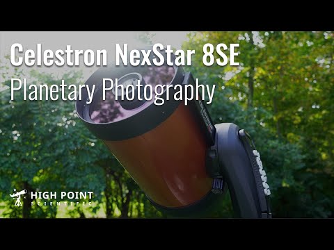 Видео: Сфотографируйте планету с помощью Celestron Nexstar 8SE | High Point Scientific