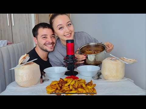 Видео: MUKBANG | Видео с Мужем: Едим Тушеную Говядину и Делимся Личными Историями