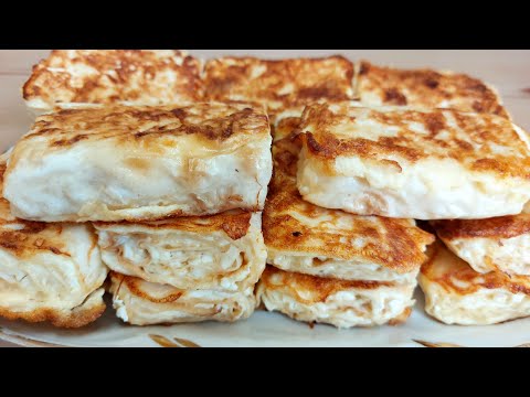 Видео: Быстро на завтрак! Если у Вас есть Лаваш и Творог, приготовьте этот рецепт! Лучше и Проще Блинов! 