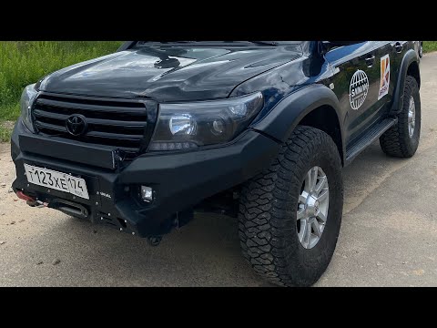 Видео: Расширители арок для Land Cruser 200 на 37” колёсах