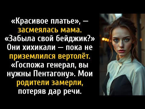 Видео: Мои родители насмехались надо мной на встрече выпускников, пока не приземлился вертолет....